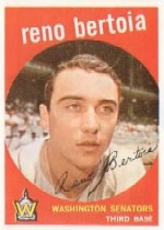 1959 Topps Baseball Cards      084      Reno Bertoia